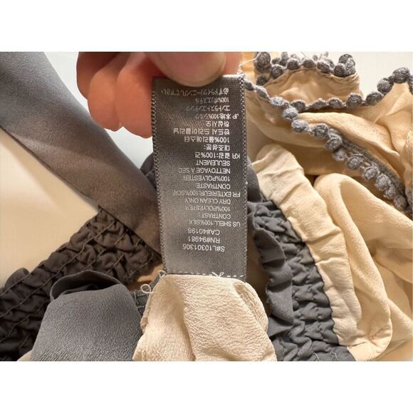 Tan blouse size small - Picture 5 of 11